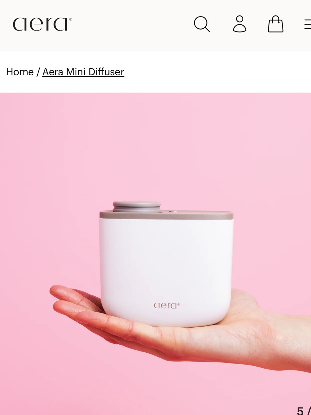 White and Taupe Smart Home Diffuser